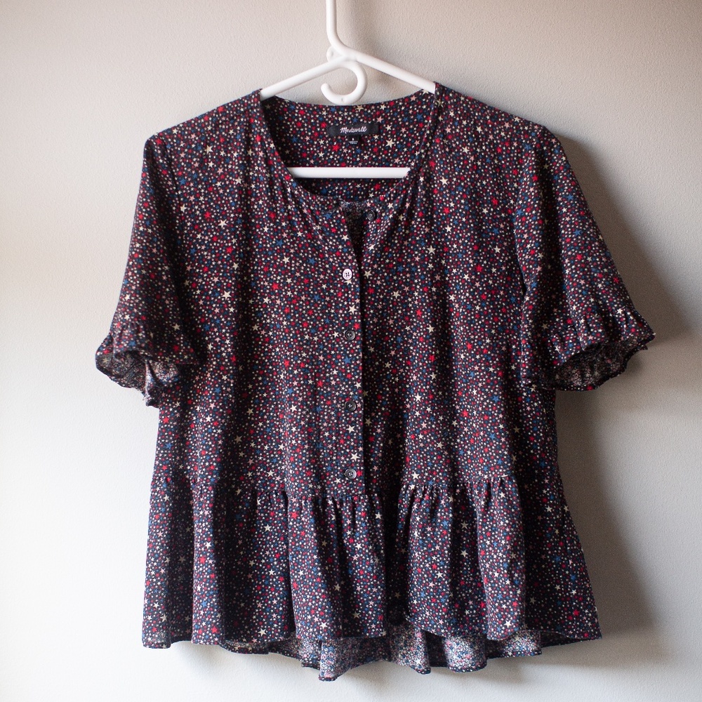 Madewell Short Sleeve Blouse